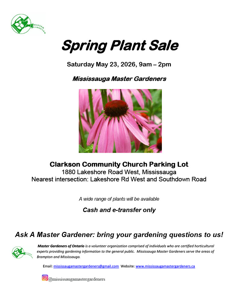 Mississauga Master Gardeners tweet media