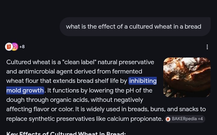 freedonnymil's tweet image. Why Does Some of the  Breads of these Days Doesn't Spoil Quick? 
Observe The Screenshot below and Learn. 

So when next you're buying bread check if cultured wheat is amongst the nutritional contents. If you see it on the label, Don't buy‼️

#Bread
#EducationalContent
#BadBread