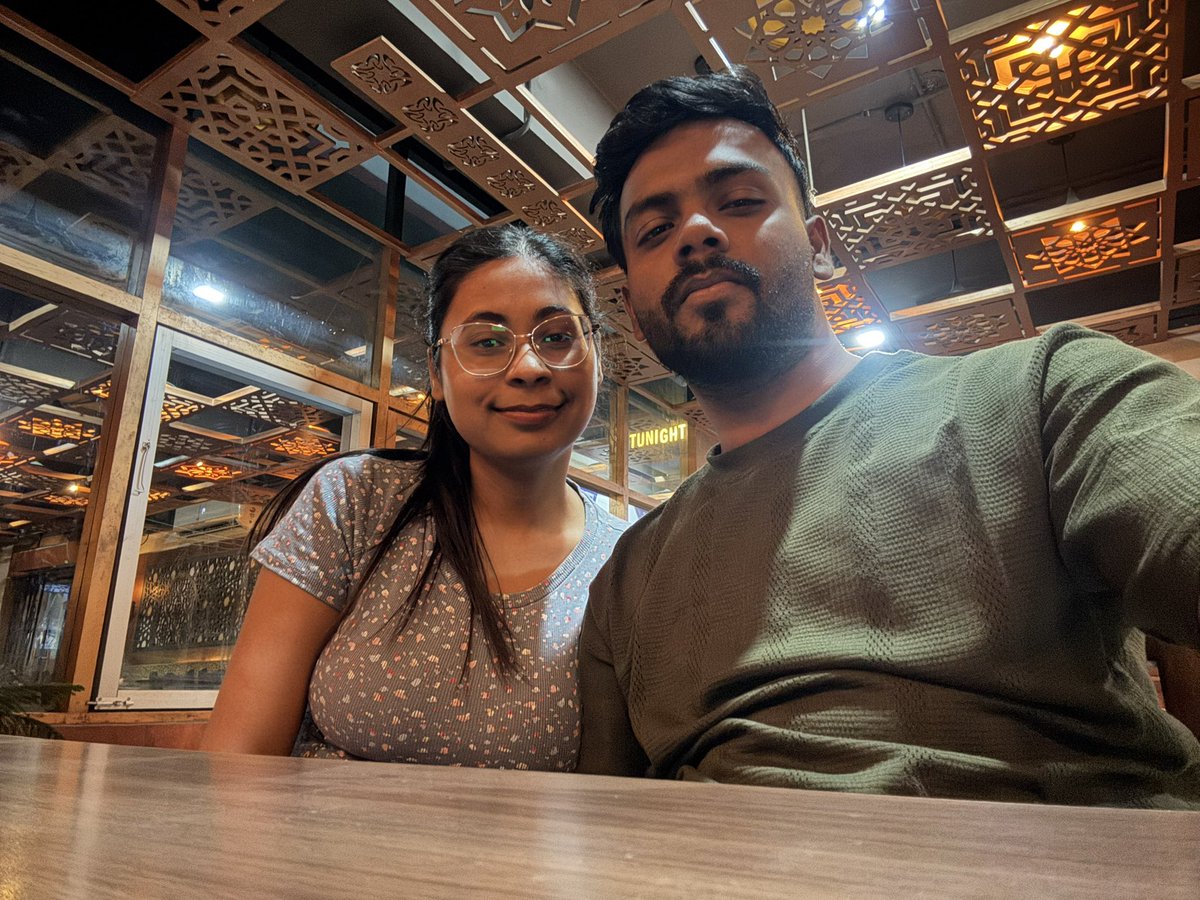 Biryani dates with you will be missed! but will keep visiting for our monthly outing escapades. Thank you Samriddhi, for always being with me and supporting me in everything. Ik, i won’t ever find such a beautiful person like you.

#college #outing #biryani