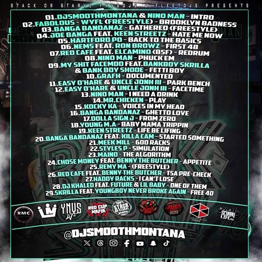 SCURRYLIFEDJs's tweet photo. Stack Or Starve &amp; YnvsDjs &amp; FleetsDjs Presents Back On My Shit 76 Hosted By Nino Man &amp; @DjSmoothMontana  https://t.co/Wrh3rKzlB2 @SCURRYLIFEDJs @WORLDWRAPMODELS @SCURRYPROMO @WorldWrap @SADADAY @7EVENefx https://t.co/Sex8lyZxhc