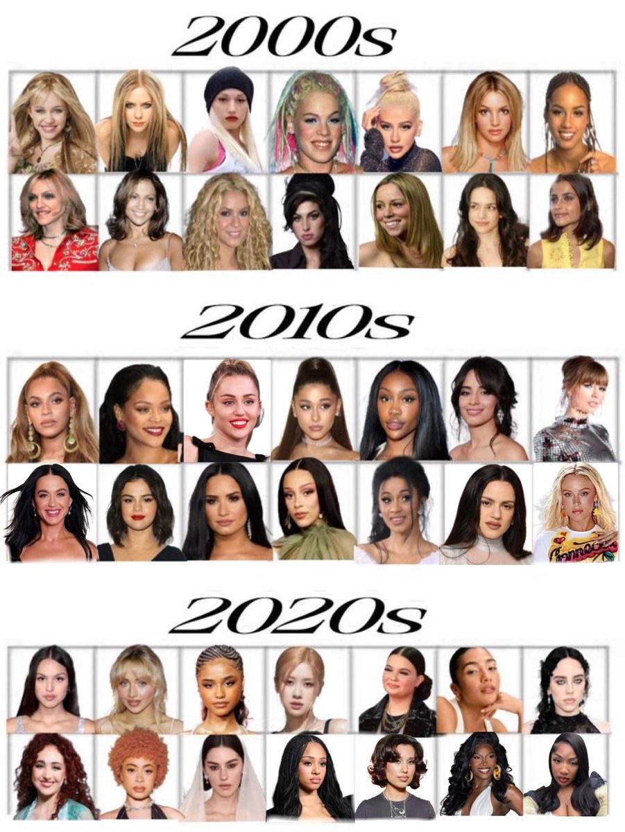 Most lethal female face cards 2000s 2010s 2020s