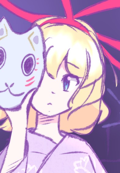 ivanlychkov's tweet photo. A sneak peek of my drawing for an international collaborative artbook, to be presented at the Touhou Project Medicine-only event #君影草に誘われて on 5/24 (Sun).
There'll also be keychains and postcards!! Check out my previous tweet for more details! https://t.co/uhupcNCYI6