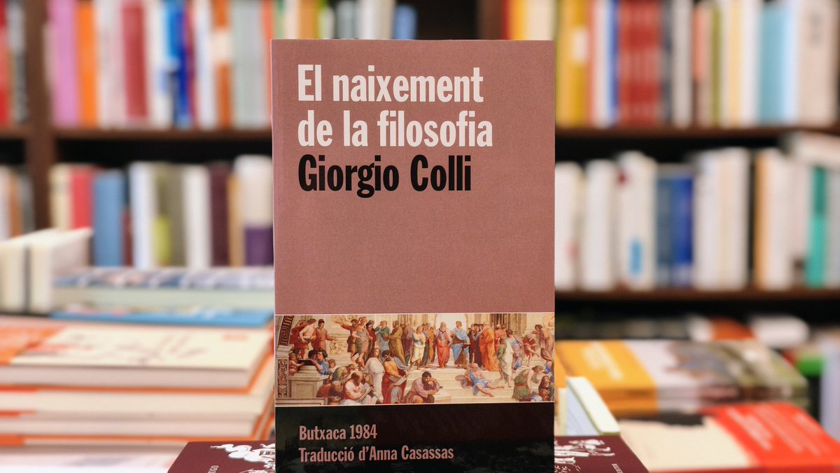 llibreriaedison's tweet photo. #acabemdellegir La decadència del pensament grec ens va "regalar" la filosofia? És a dir, la filosofia, com l'entenem avui, va sorgir gràcies al pensament escrit? Giorgio Colli ho defensava, i a nosaltres ens ha permès tornar de SJ amb més dubtes que certeses. https://t.co/gD3DiGHlKf