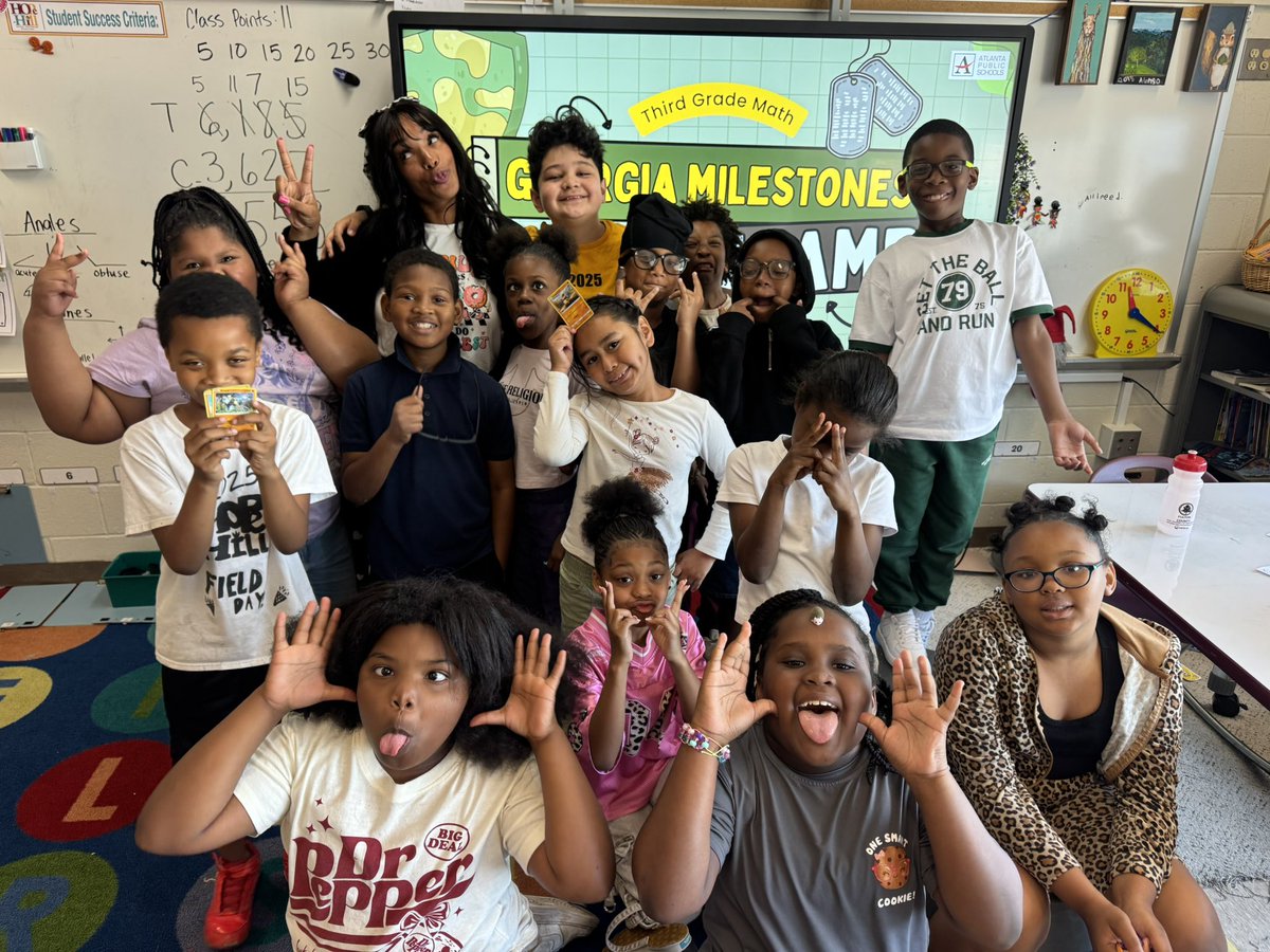 PowellinPrimary's tweet photo. That’s a wrap! I had THE BEST time supporting these @HopeHillElem scholars as they prepared for GMAS! #mathismyjam https://t.co/MAW18fkmzP
