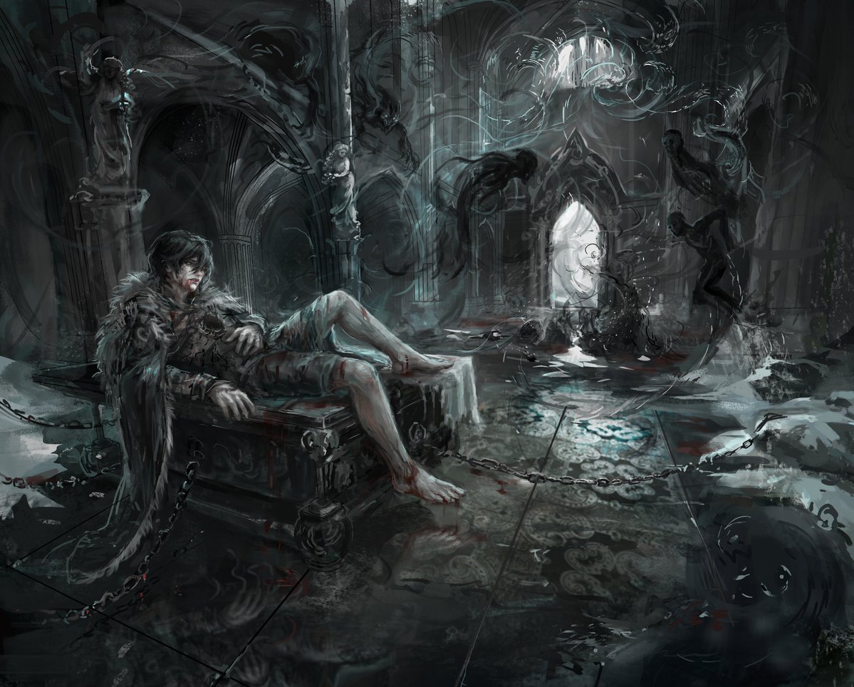 #shadowslave my official art for German Hardcover Edition. Lost From Light -- Sacred Alter