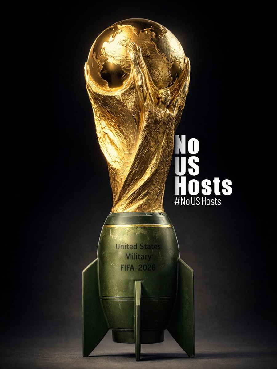 GhaliZayane's tweet image. A World Cup built on profit, politics, and selective outrage is not a game, it's a statement. 
If justice doesn’t matter, neither should viewership. 

#NoUShosts
#Boycott