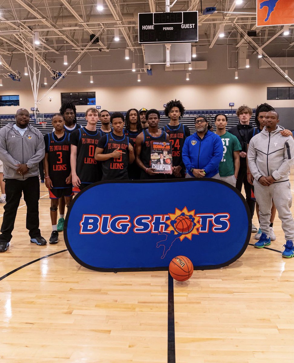 BigShotsGlobal's tweet photo. TPLS WINS THE 17U CHAMPIONSHIP AT #BIGSHOTS #RICHMONDJAM 🏆 led by MVP Tahleek Ross https://t.co/fKGV1uPsRO