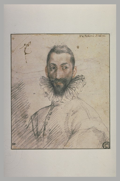 Portrait of a man in a ruff, 
Federico Zuccaro, 1540/41-1609  (Musée du Louvre)