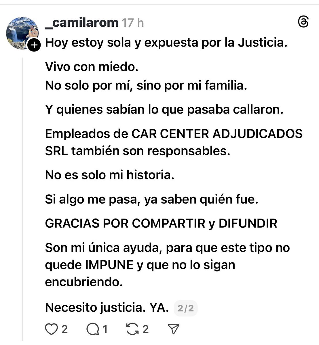 SMuises's tweet photo. @Joepsi @DeloesteDaniel Los posteos de Camila 😔 https://t.co/hXHjBZwZt0