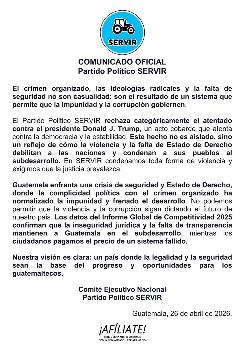 SERVIR_GT's tweet photo. A LA COMUNIDAD INTERNACIONAL Y AL PUEBLO DE GUATEMALA:

#servirgt #listosparaservir #reiniciemosguate #AFILIATE #guatemala #fypviral #donaldtrump https://t.co/FDtKS305sn
