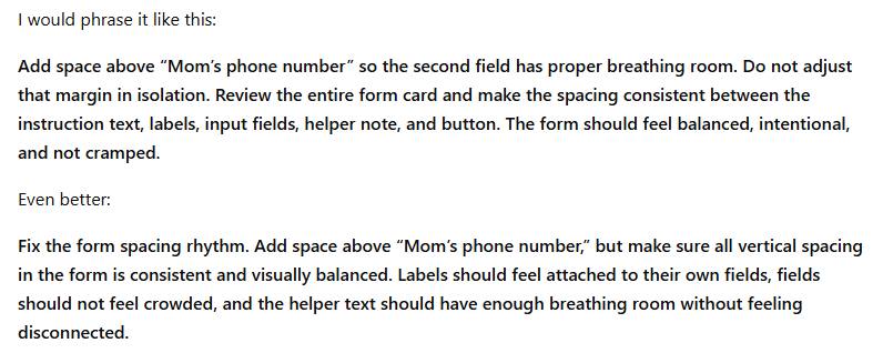 SweetLousCookie's tweet photo. @mreflow @AnthropicAI @OpenAI So when I asked it how I should prompt it to be smarter, it gave me this. And, it's supposed to do more with less input? I think not. https://t.co/ygwyNjXirr