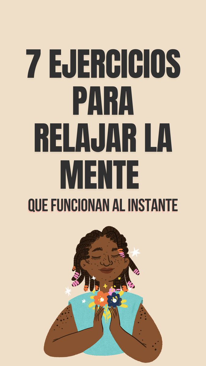 ¿Sientes que el ruido mental no te deja avanzar? 🤯 A veces, solo necesitamos 5 minutos para resetear el sistema.

Aquí te dejo estos 7 ejercicios para la calma. 👇