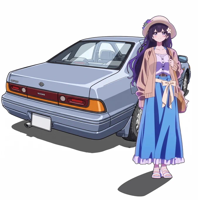 NISSAN CEFIRO(A31) #FavoriteCarAndGirl 「みなさん、お元気ですか?」 とか「くうねるあそぶ」とか、広告がインパクト強すぎな車でしたね。いや、ほんと日産元気だったわ。