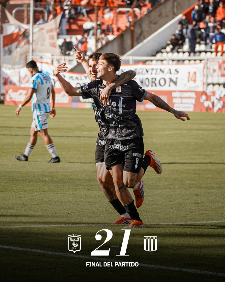 🔚 ¡GANÓOOOOO MORÓOON!

Con goles de Kubiszyn y Olivares, el Gallo lo dió vuelta y se impuso por 2-1 ante Racing (C) en el Nuevo Francisco Urbano.

#SomosElOeste 🐔
