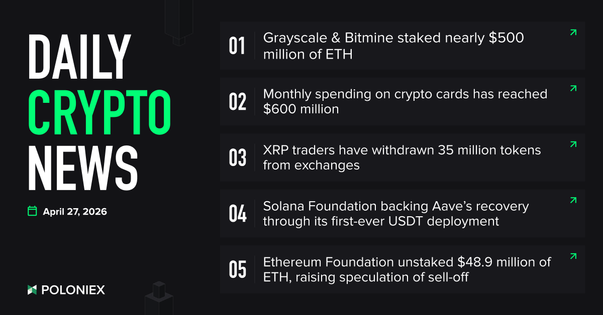 Poloniex's tweet image. Blockchain News | Apr 27

📢 Catch up with the latest crypto trends and trade smarter with ZERO trading fees on Poloniex 🚀

#CryptoNews #PoloniexNEWS