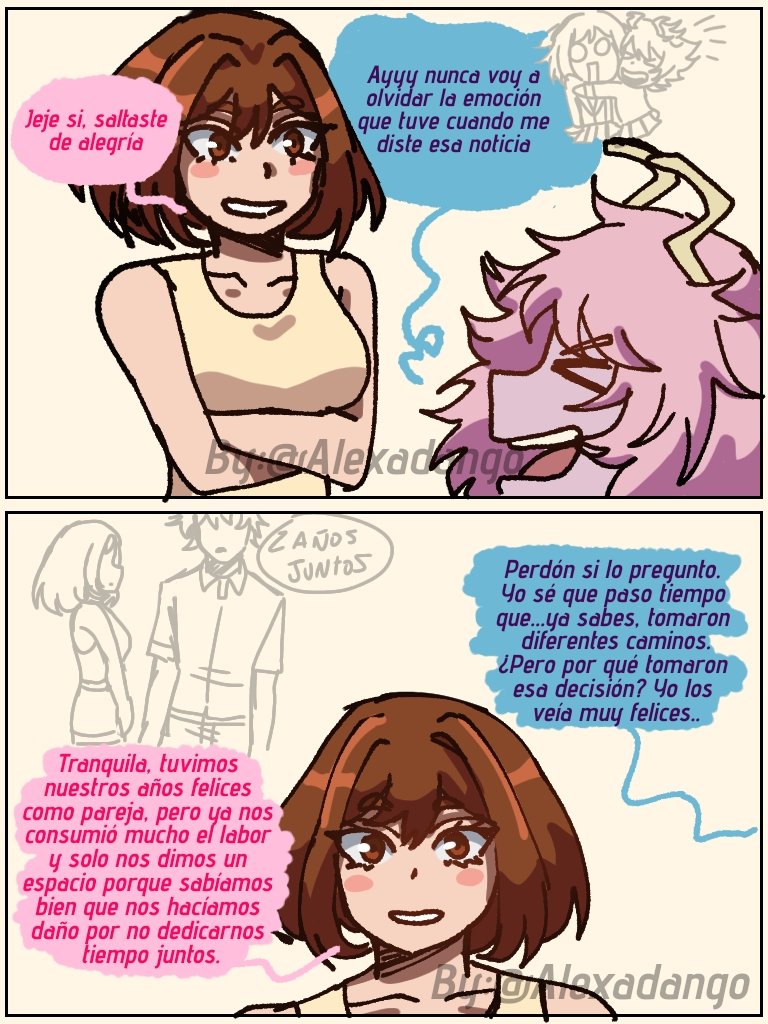 alexa_dango's tweet photo. Así empezamos con la continuación..
Corto, pero vemos que le parece al público 
#izuocha #bnha #au #dibujo #comic #ship https://t.co/OwbiIZ9e4U