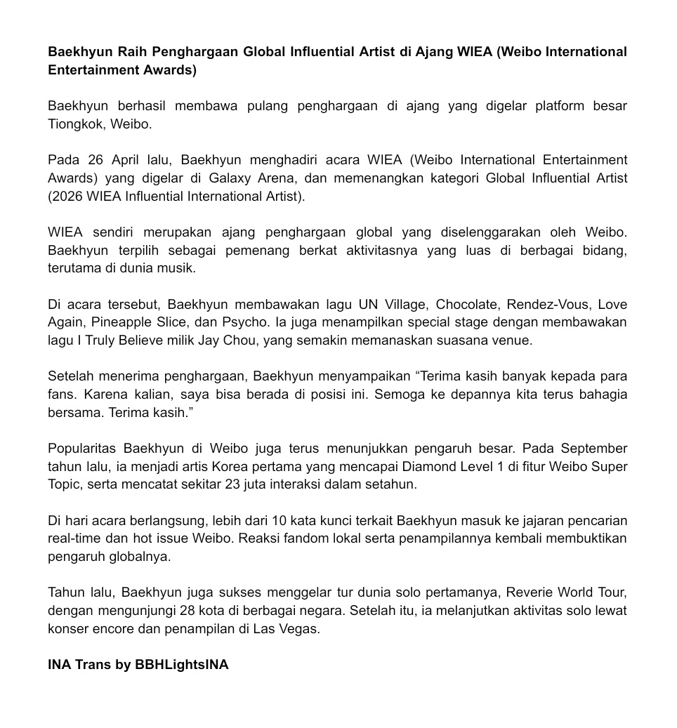 Baekhyun Indonesia tweet media