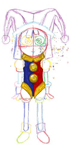 NStrickings's tweet image. Cookin' with da torso... #TDAC #Pomni #MSpaint #Fanart