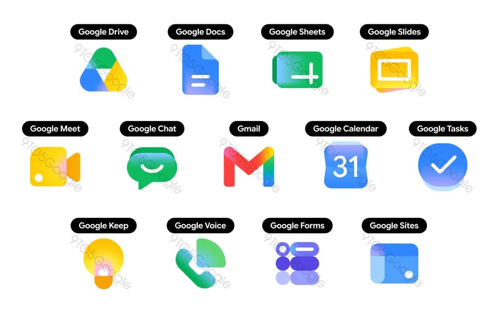 wei_024's tweet photo. Google’s new gradient icons for Gmail, Calendar, Drive, and other apps are radical redesigns https://t.co/qk9N7RZIKG