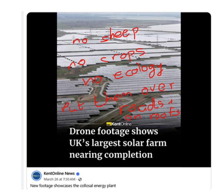 stellastafford's tweet photo. @paulmasonnews No Paul. You can put SOLAR PANELS ON ROOFS WALLS OVER ROADS &amp; OVER URBAN TARMAC AND PAVING &amp; plug them straight into grid close to major PoUs &amp; get local climate disaster resilience too OR DESTROY GREENFIELDS FOOD PRODUCTION&amp;ECOLOGY &amp; get FAMINE and No Ecology? https://t.co/FBySZk3RV5
