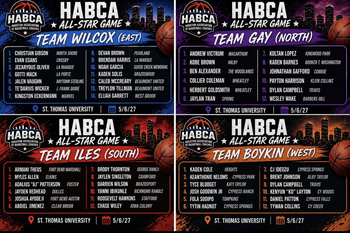 KParkBasketball's tweet photo. Shout to our guy Koltan Lopez who was selected to participate in the HABCA All-Star game at St Thomas University May 6th‼️ #TeamNorth https://t.co/olRfiN7XKp