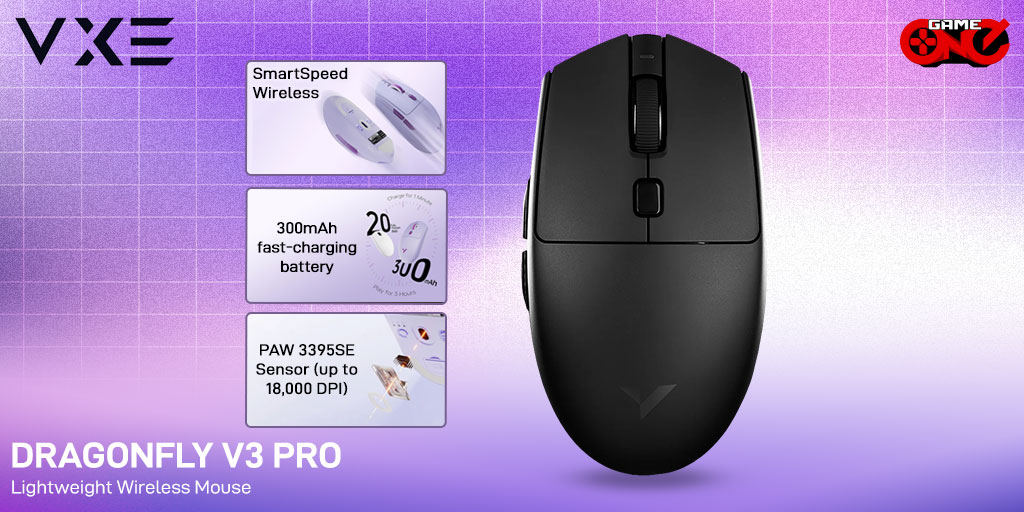 gameoneph's tweet image. Lightweight but built to perform! The VXE Dragonfly V3 PRO packs a 49g body, precision 3395 sensor, and smooth Huano switches.

🛒Shop Now: bit.ly/3IEYizO

#VXE #DragonflyV3Pro #GamingMouse #WirelessMouse #LightweightMouse #GamingSetup #TechGear #PCSetup #gameoneph