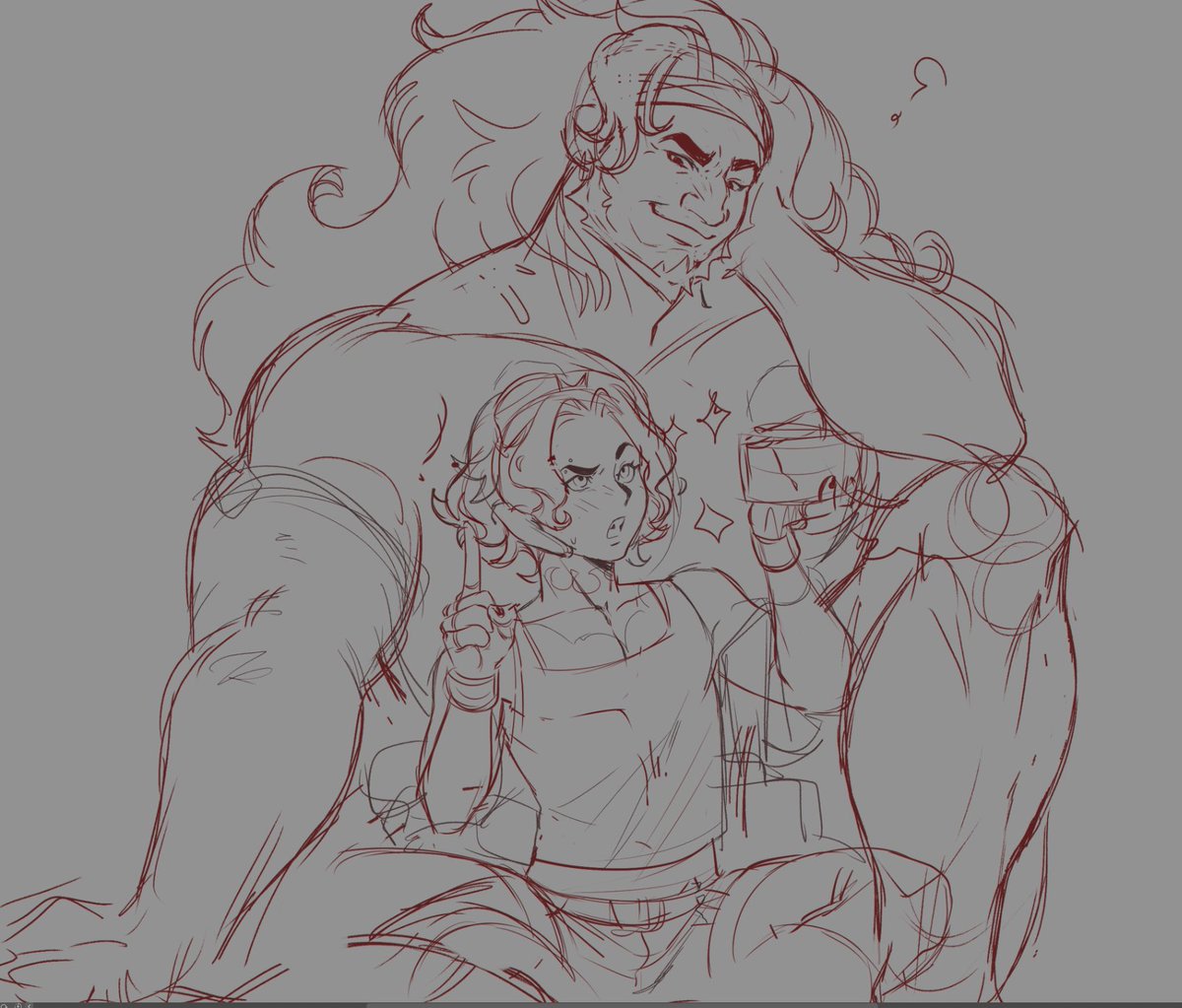 #treasurecage comm wip!