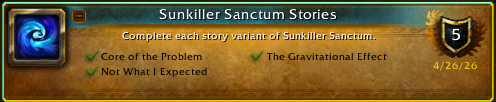 DarremiahF's tweet image. I've completed all of the story variants of Sunkiller Sanctum in #Warcraft.