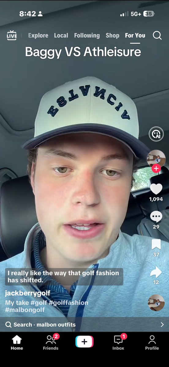 wardamnbilly's tweet photo. Wearing an upside down letter hat telling people what they can and can’t wear while golfing btw just delete your account man https://t.co/0v2u7rIfDa
