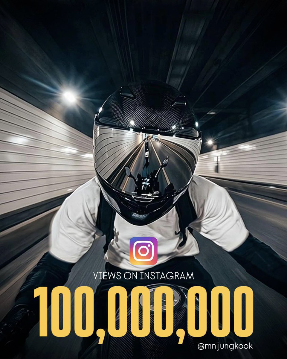 1BforJK's tweet photo. #จองกุก กับวิดีโอชาเลนจ์ Bikerkook ในเพลง Hooligan มียอดเข้าชมบน Instagram ทะลุ 100 ล้าน!! ภายในเวลาเพียง 5 วันเท่านั้น 🏍️🔥🔥🔥 

โดยสามารถกวาดยอดเอนเกจเม้นต์ได้ดังนี้
— ยอดเข้าชม: 100,000,000
— ยอดไลก์: 10,300,000
— ยอดรีโพสต์: 2,300,000 
— ยอดแชร์: 1,800,000
— ยอดคอมเมนต์: 540,000 

ยินดีกับจองกุกด้วยค่ะ 🎉🎉🎉 
CONGRATULATIONS JUNGKOOK 
#JUNGKOOK #정국