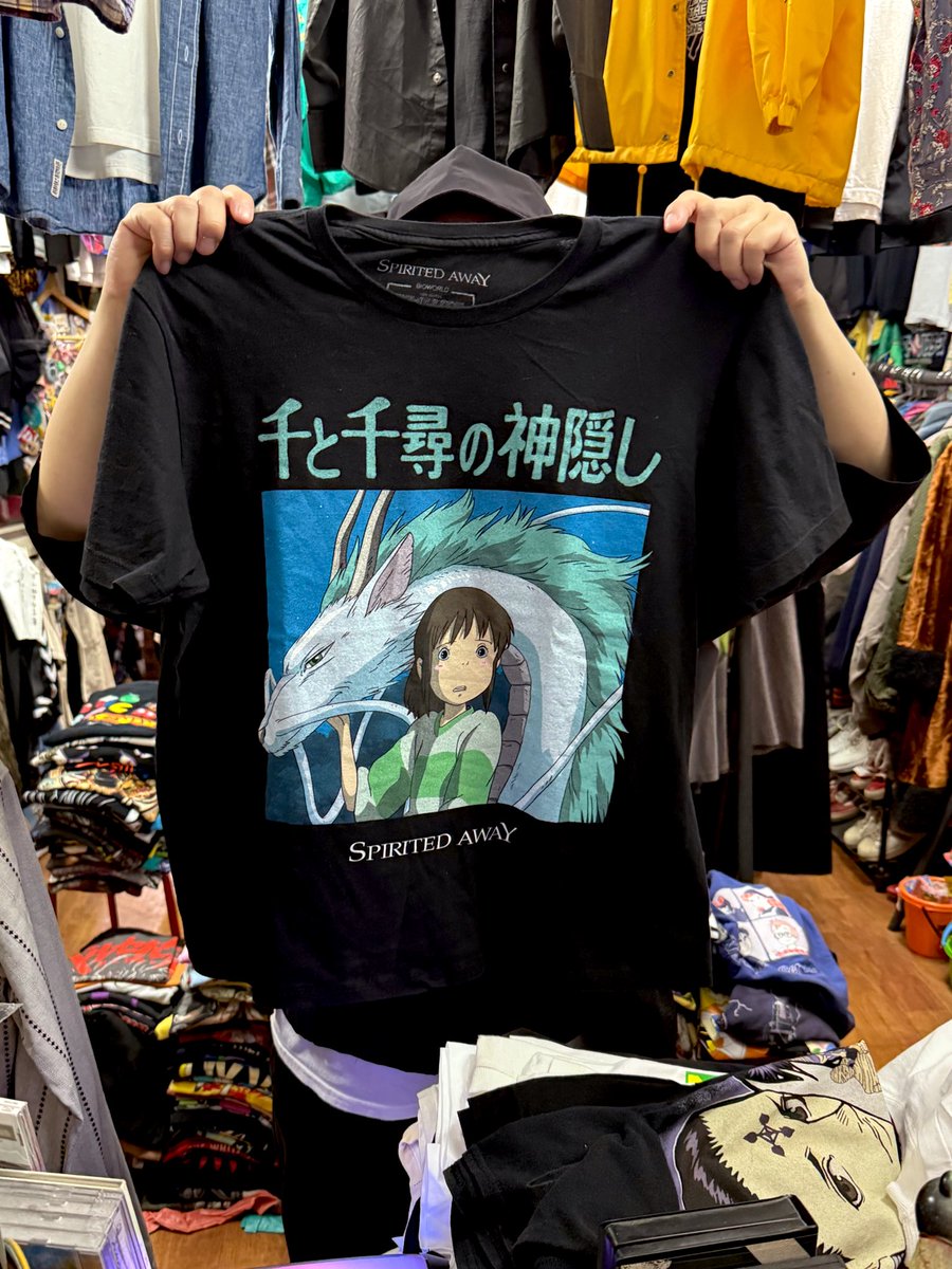最高の千と千尋の神隠しTシャツ旅立ってゆきました〜！いつも