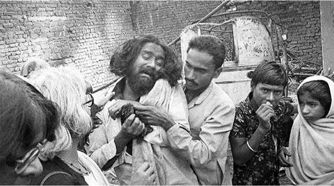 The most haunting photograph of Sikh genocide in Delhi was taken by Raghu Rai.