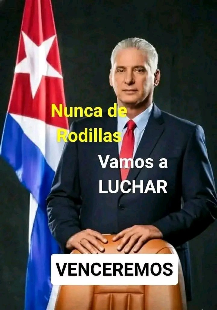ArnaldoRod68807's tweet photo. "El bloqueo, te lo digo responsablemente, es la principal afectación a la vida de las cubanas y de los cubanos. ¡Que nos levanten el bloqueo a ver a cómo tocamos! ¿Qué no sería capaz de hacer Cuba sin ese bloqueo?" #YoSigoAMiPresidente #BloqueoGenocida #LatiendoConFidel https://t.co/B7Dp0fev5k