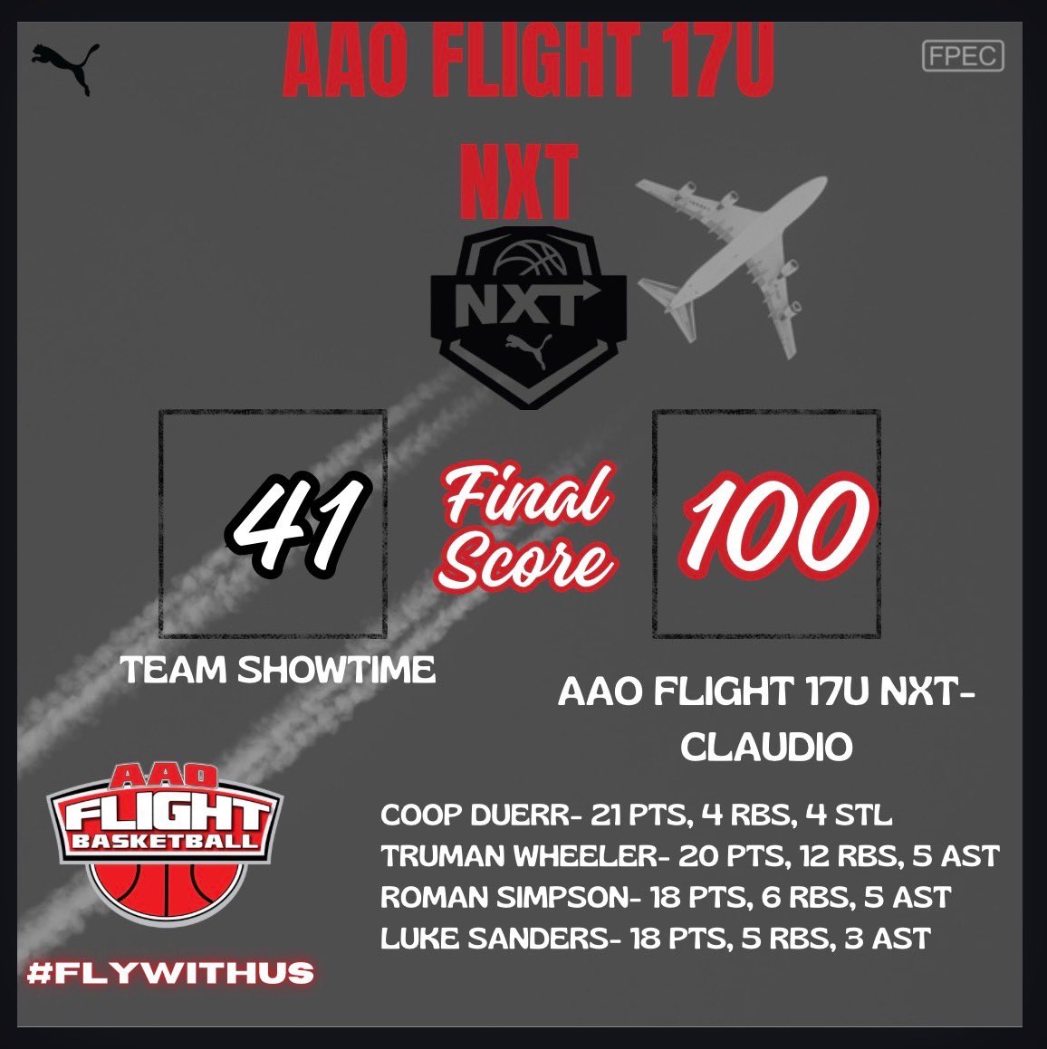 AAO Flight - NXT tweet media