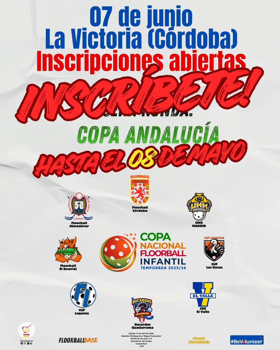 AEUF FLOORBALL ESPAÑA tweet media