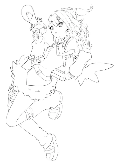 おはようございます😇
たまにはラフでも😇😇😇 