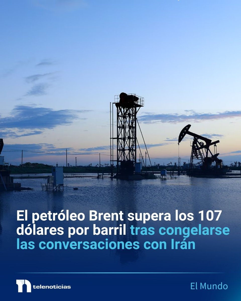 Telenoticiasrd's tweet photo. #InternacionalesTN | Los precios del petróleo subieron cerca de un 2 % este domingo, después de que volviera a quedar en el aire la celebración de una segunda ronda de negociaciones de paz entre Estados Unidos e Irán, informó CNBC.

Más detalles #TNFinDeSemana a las 10:00 P.M. https://t.co/yHh9rcAiFF