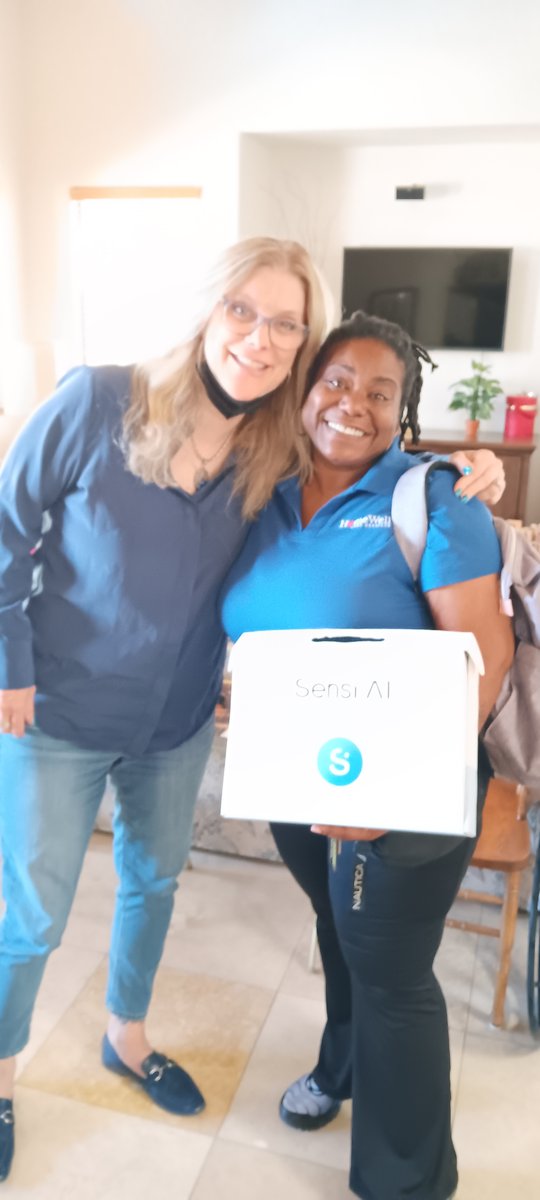 homewelltucson's tweet image. Peace of mind in action 💙

Our Care Manager, Fay, met with a new client’s daughter, and her excitement said it all! The Sensi system in her dad’s home means more safety, comfort, and reassurance.

This is why we do what we do.

#HomeCare #PeaceOfMind #AgingInPlace...