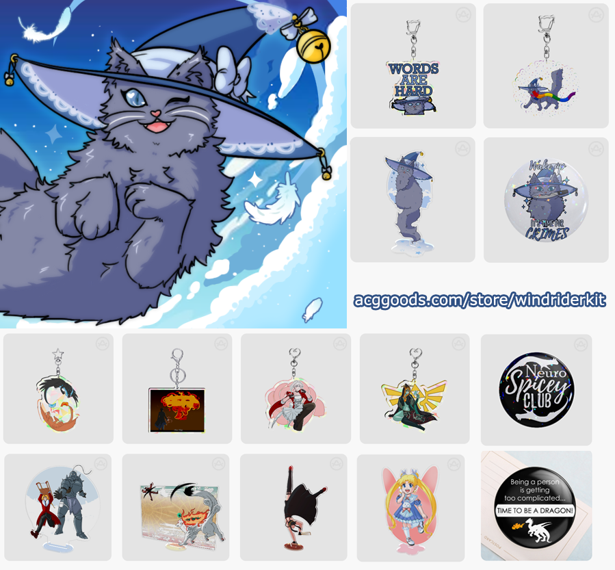 windriderkit's tweet image. Like Merch &amp;amp; Witch Kitties? 
You are in luck! 
Please check out 𝗮𝗰𝗴𝗴𝗼𝗼𝗱𝘀.𝗰𝗼𝗺/𝘀𝘁𝗼𝗿𝗲/𝘄𝗶𝗻𝗱𝗿𝗶𝗱𝗲𝗿𝗸𝗶𝘁 for keychains and more💖
#merch #store #vtuber