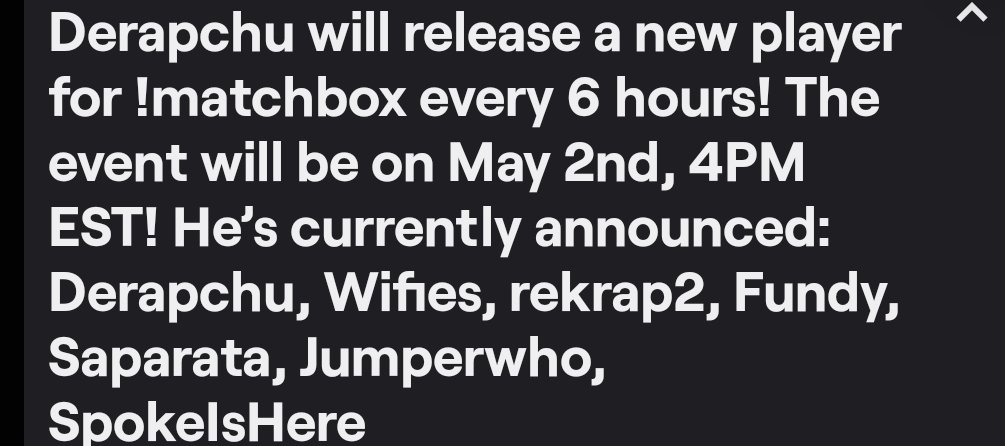 Ria is tuned for M4TCHB0X LIVE May 2nd 4PM EST tweet media