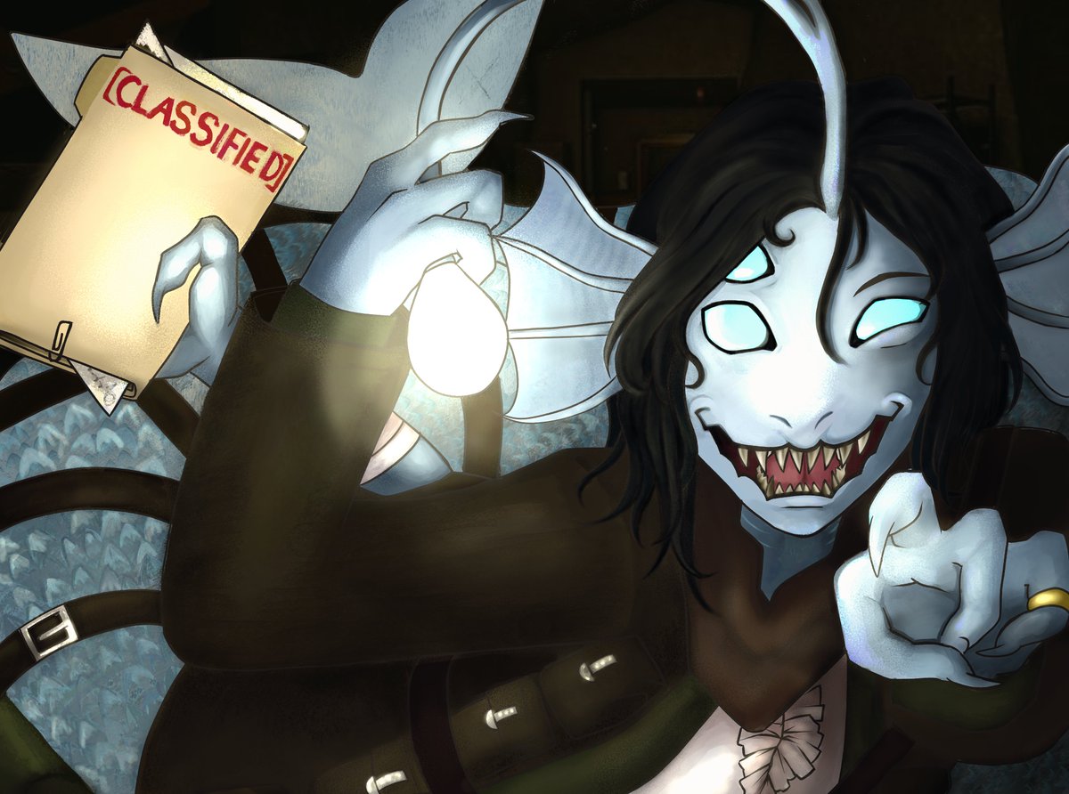 FleshhenMaiden's tweet image. I like fish games and games pertaining to fish but I actually really hate the ocean. I drew this for a discord banner for myself. [ #pressure #pressureroblox #pressureart #sebastiansolace feel free to use if you want to. ]