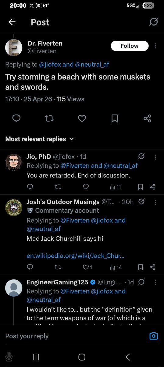 Josh's Outdoor Musings tweet media