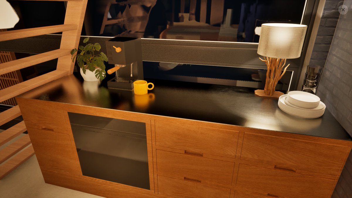 kagyoku0525's tweet image. #SmallSpaces
隠れキッチンはこんな感じ✨🍽️
あ、冷蔵庫横にゴミ箱置くの忘れた🤣
ロフトは音楽作成を楽しむ趣味スペースに♪