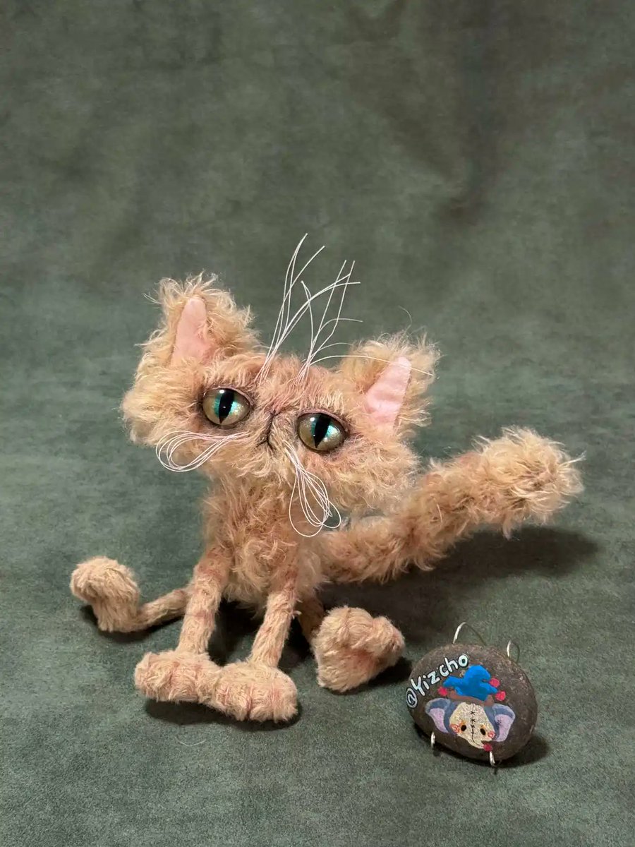 playmorphx's tweet image. Still sleepy but dragged out for a photo shoot! 😬📸

Original skeleton doll, fully poseable. Every detail is handmade with love. Copyright protected, please do not copy! 🚫

#ArtDoll #HandmadeDoll #Handcrafted #CatLover #ToyArtist #HandmadeWithLove