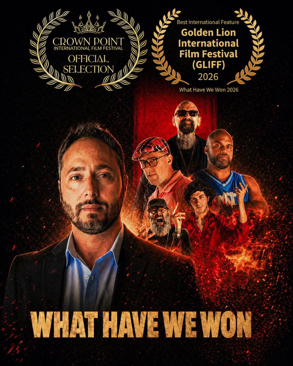 giovanni66942's tweet image. The WINNING continues for What Have We Won! 🔥🏆 As we count down to the premiere, the energy is electric! I am so excited!
#films #Premiere #actorlife