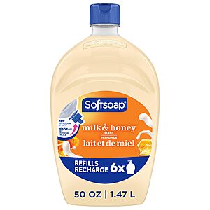 deals_closet's tweet image. Softsoap Liquid Hand Soap Refill 50-oz. Bottle. $3.70, 54% off #deals #ad #discounts #AmazonDeals #DealCloset