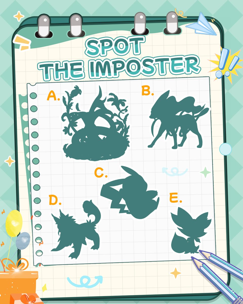 sM8nVE2onZ416's tweet photo. Final Round: Spot the Ultimate Shadow!

The last shadows are here… but one doesn’t belong! ⚡
Can you find the ultimate imposter? 🕵️‍♂️

💬 Comment your guess!

🏆 First 10 win: 🔮200 Crystals + 🪨20 Trait Stones + 💰30,000 Gold
🗓 Apr 27–29, 2026

#Poketamon #FinalRound https://t.co/3QCD88k06n
