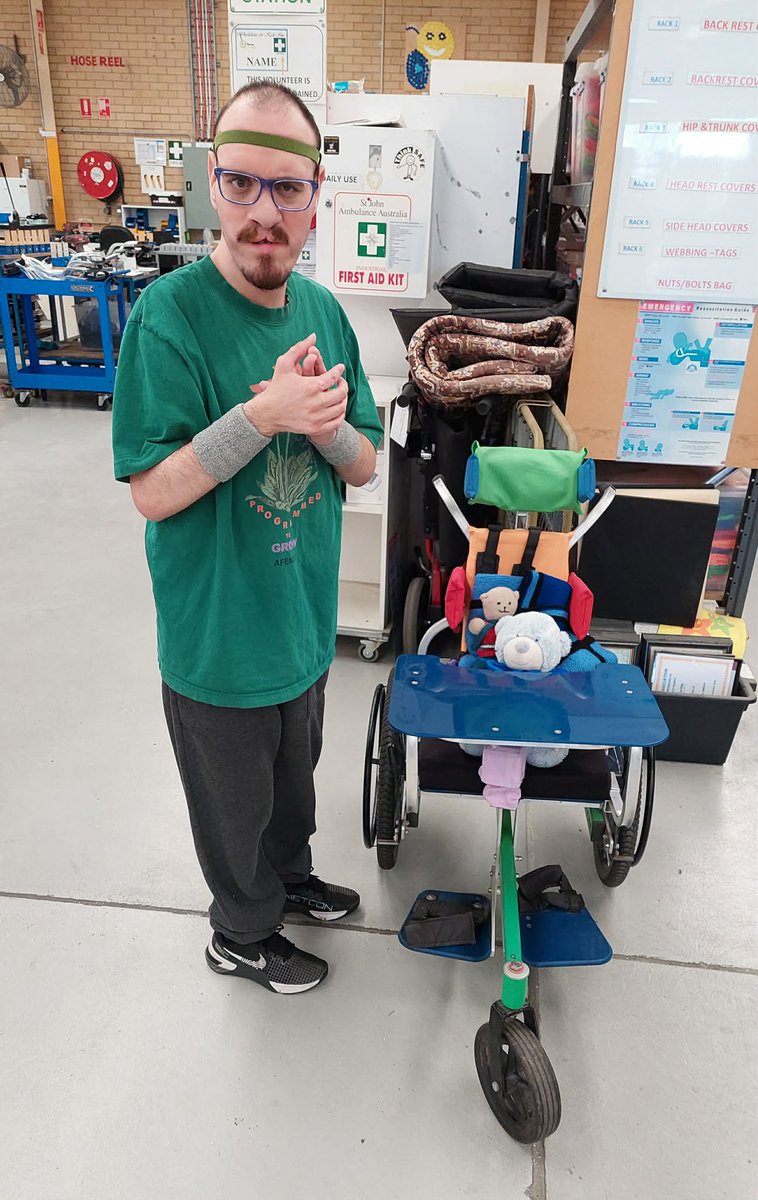 joshjoshbegosh's tweet photo. helping grandma #TypedByJosh

My Mum has been visiting from Bunbury for over a week and brought a whole load of knitted blankets and toys for @WheelchairsFK from Yarn Creatives Group at Stirling Street Arts Centre. They will be sent overseas with the wheelchairs. 😍
#TypedByNeeva https://t.co/VNiElxauqy