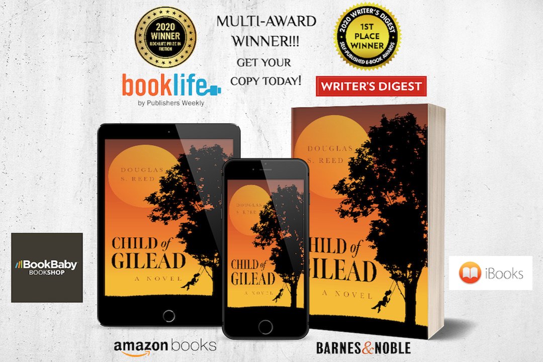 douglas_author's tweet photo. @yo_reesaaa Hello! I invite you to come take a journey along the road less traveled with a young mother, her child and an old man of mystery in the multi-award winning novel, Child of Gilead. https://t.co/5pqCFb9lOh https://t.co/8NkCIioE8S