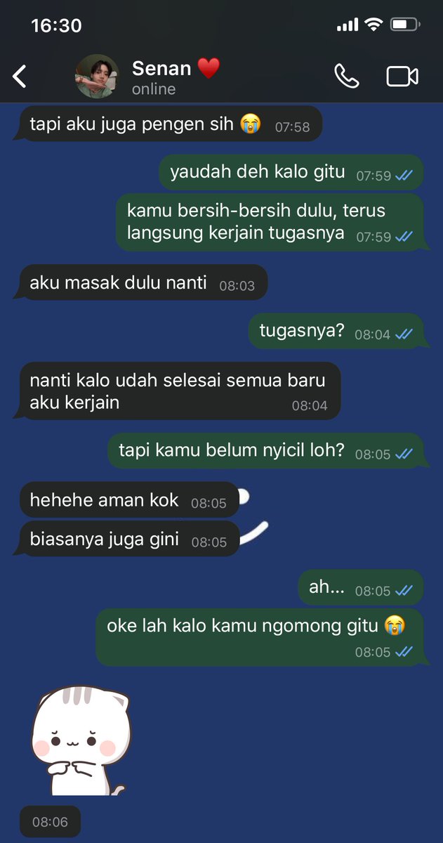 coconuteasyt's tweet photo. Geonat/Geonwon AU 
from Idealis VS Realistis 

gio yang kaget waktu tau pacarnya itu deadliner sejati https://t.co/SNIf1o5507